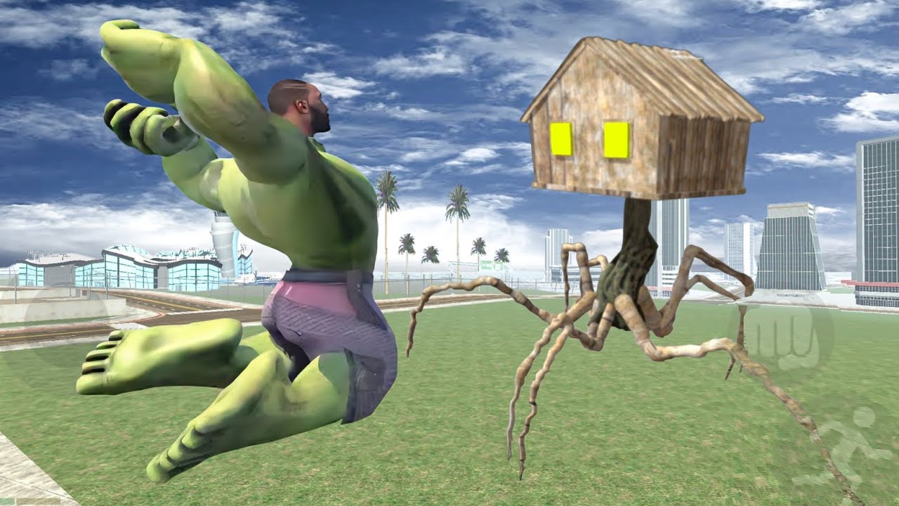 Franklin become super heroes to fight house head monster in Indian bike driving 3d 