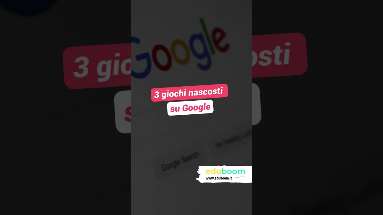 Conosci altri giochi nascosti su Google? 😁