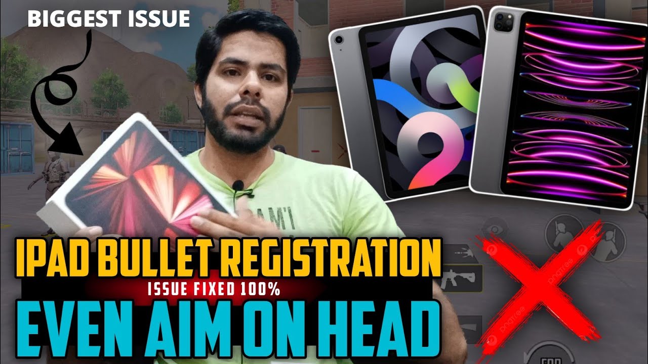 iPad Bullet Not Connecting Even Crosshair is Correct | How to Fix Bullet Registration in PUBG/BGMI.