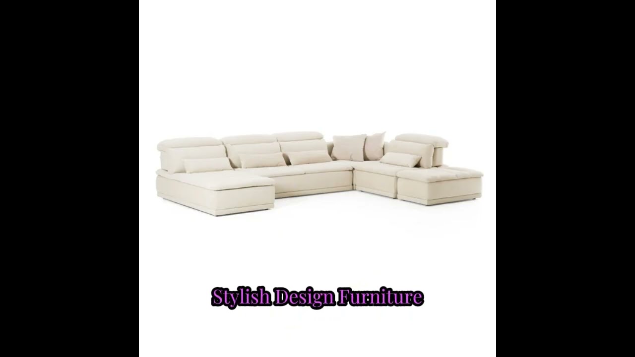 David Ferrari Panorama - Italian Modern Beige Fabric Modular Sectional Sofa