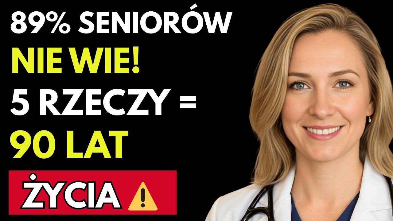 Po 75 roku życia &ndash; jeśli masz te 5 RZECZY, 90 lat to PODSTAWA | Dr. Zofia Seniorzy