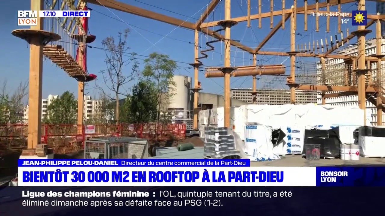 Rooftop de la Part-Dieu : une ouverture pr&eacute;vue en mai