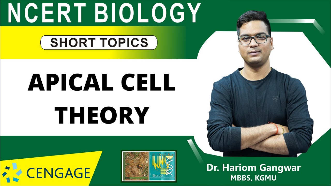 Crack #NEET | Learn #Biology with #Cengage| Apical Cell Theory
