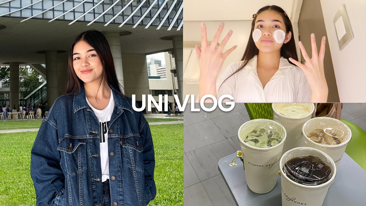 UNI VLOG | Дни в одежде, ранние и повседневные утренние сборы и уход за кожей 🧼🌺