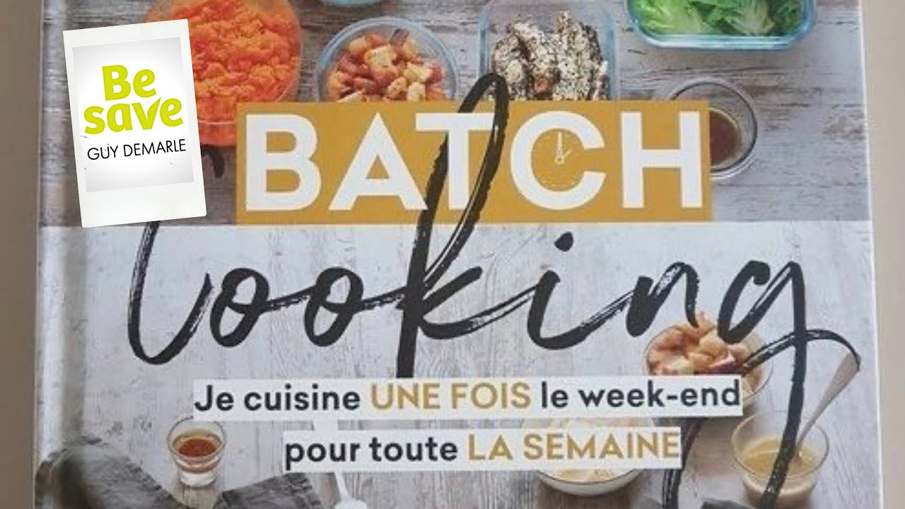 LE BATCH COOKING, CUISINER UNE FOIS POUR LA SEMAINE : l’atelier culinaire Guy Demarle