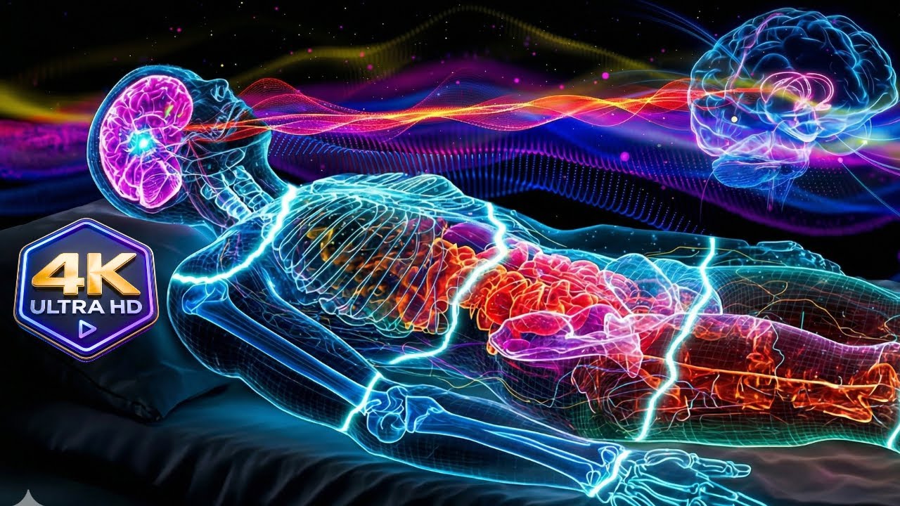 432Hz + 528Hz + 741Hz Deepest Healing Sleep: Whole Body Regeneration, Stress Relief | #135🎶