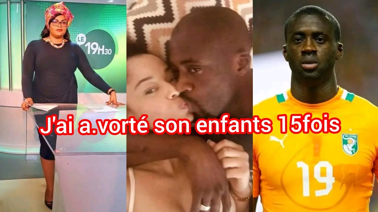 Yaya toure internationale footballeur demande une journaliste à*vorte son enfants 