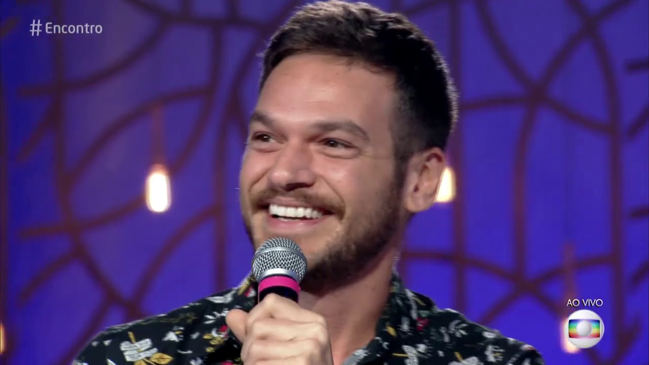 Encontro com Fátima Bernardes 17/01/2019 - Emílio Dantas revê ex namorada e amigo da adolescência