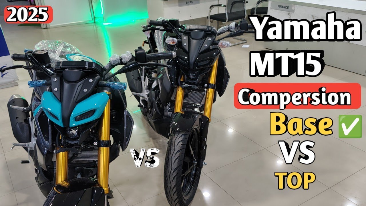 New Yamaha MT-15 Details Compersion Top and base model 2025 Check ✅ details review and Price