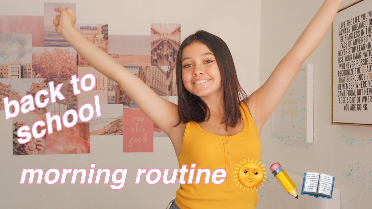 back to school morning routine! online school edition 🏫