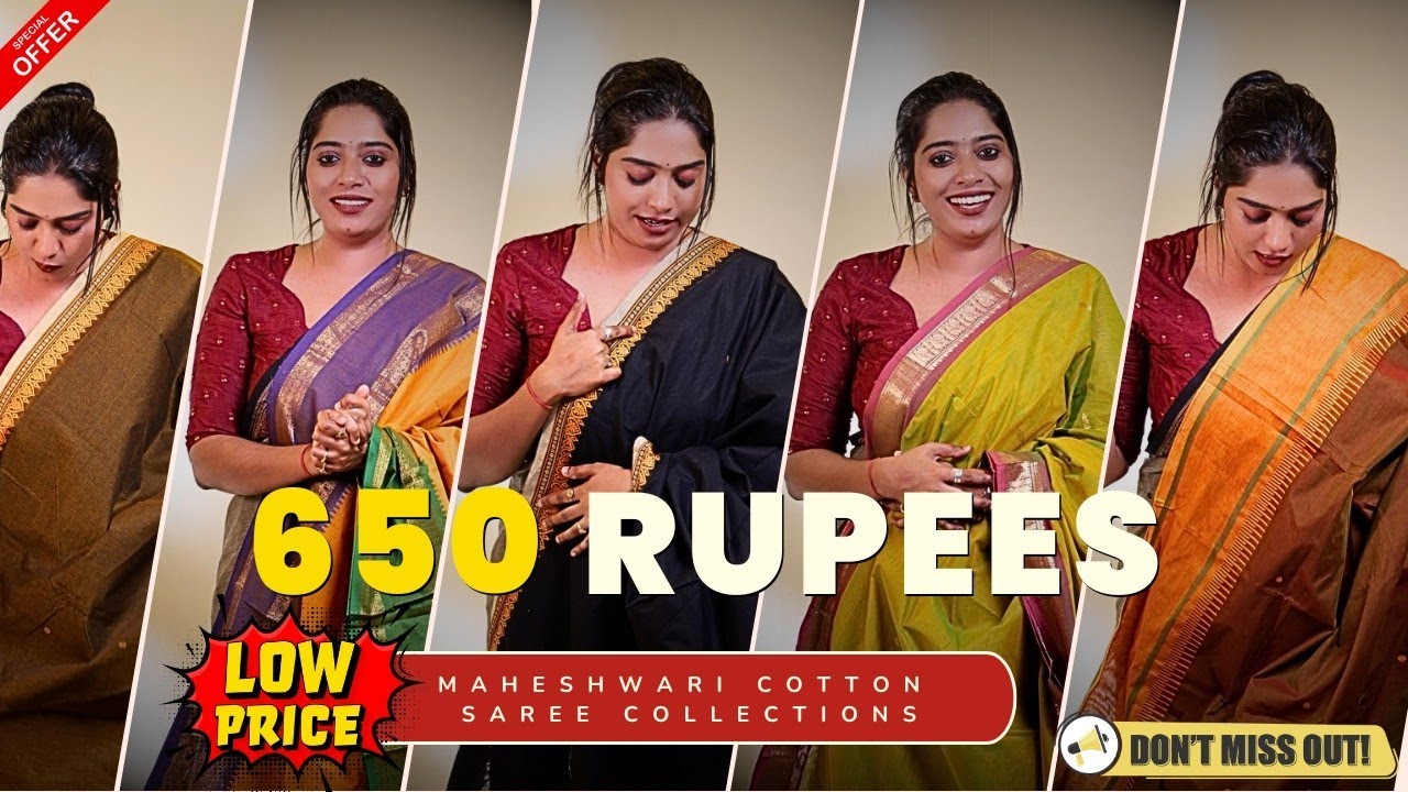 ரொம்ப நாள் Expect பண்ண ரூ.650 Saree Collections🥳 | Thanvi Boutique | Saree Collection 