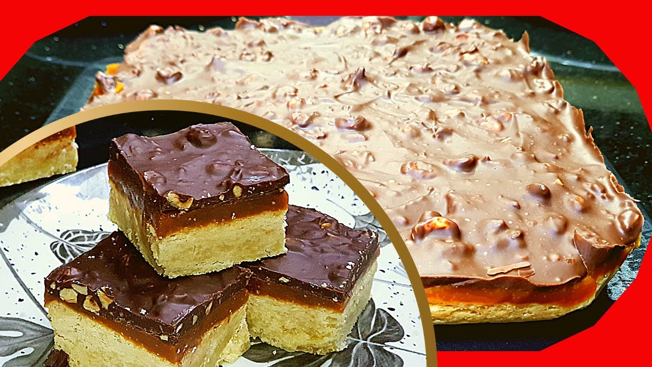 SNİCKERS KURABİYE (KOLAYLIĞINA İNANAMAYACAKSINIZ!) - Millionaire's Shortbread