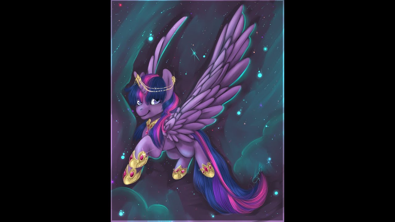 Twilight Sparkle Alicorn Speedpaint last half
