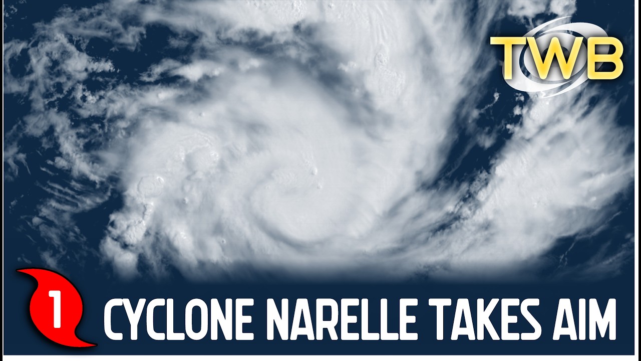 Cyclone Narelle spins towards the Queensland coast - Tropical Weather Bulletin