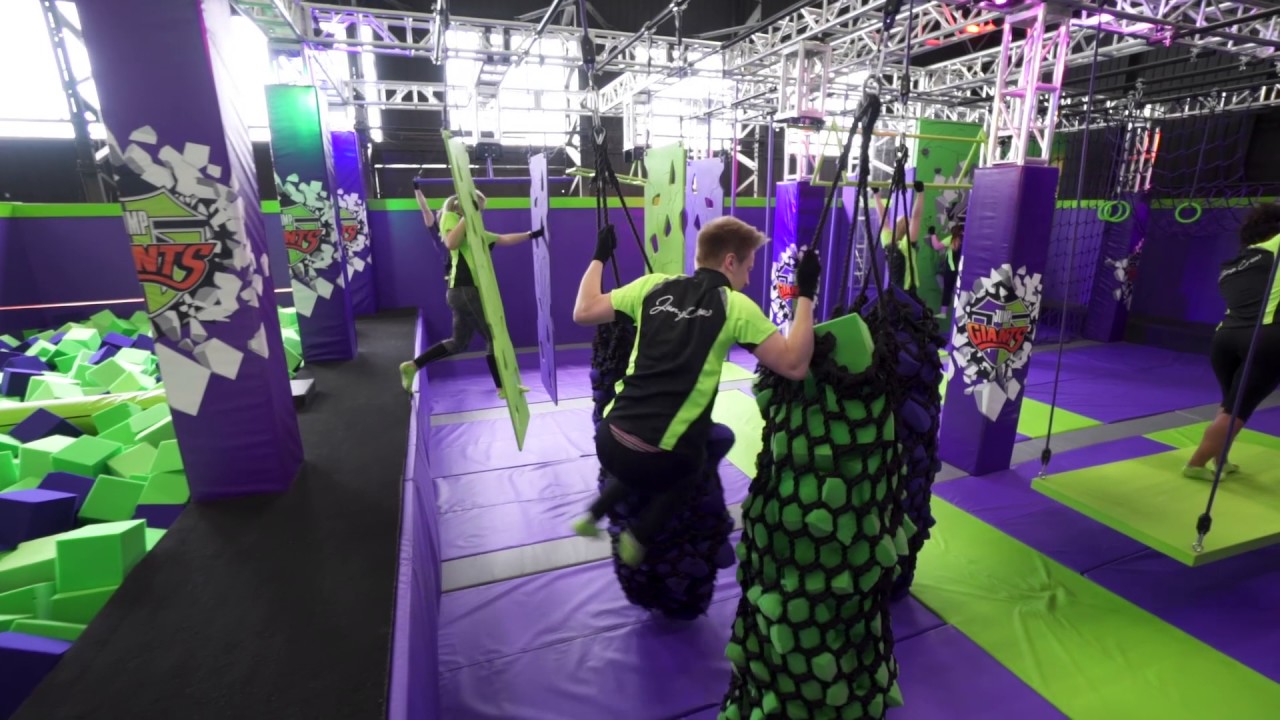 Ninja Court at Jump Giants Trampoline Park