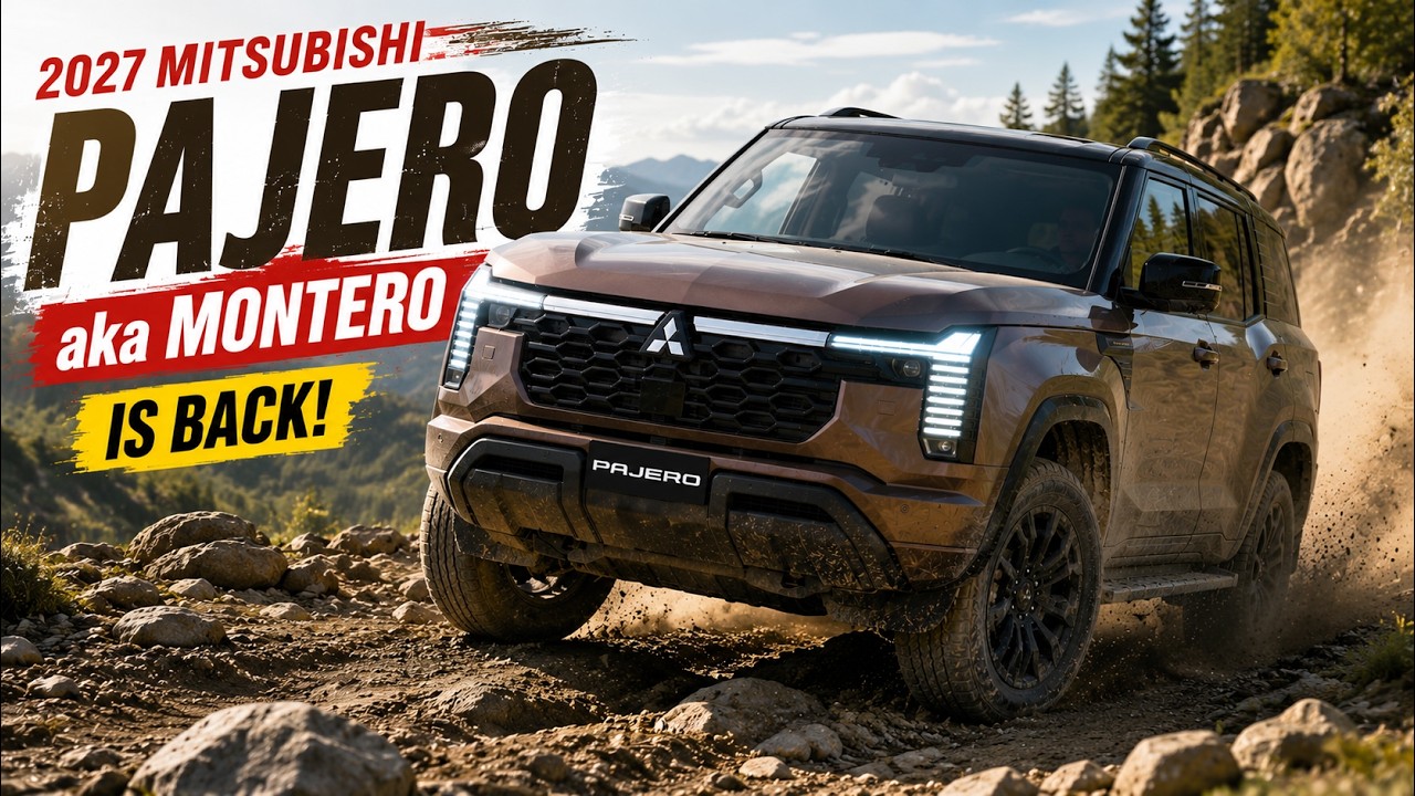 Mitsubishi Pajero 2027, он же Montero: подробный обзор