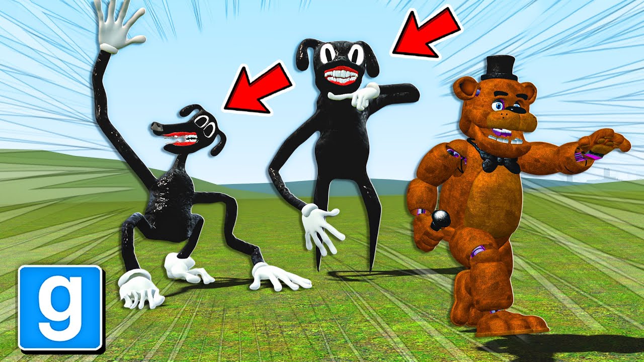 BRAND NEW TREVOR HENDERSON CARTOON DOG 2.0 SPOTLIGHT IN Garry's Mod Sandbox