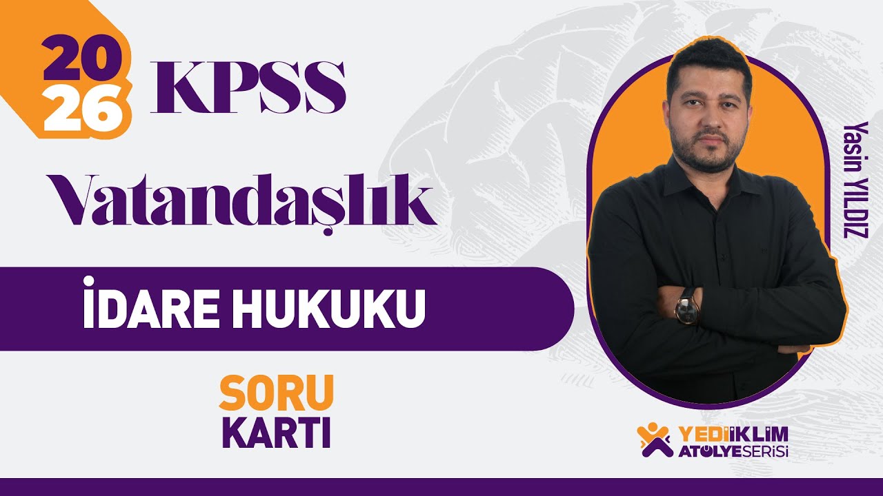 İdare Hukuku Soru Kartı - Yasin Yıldız