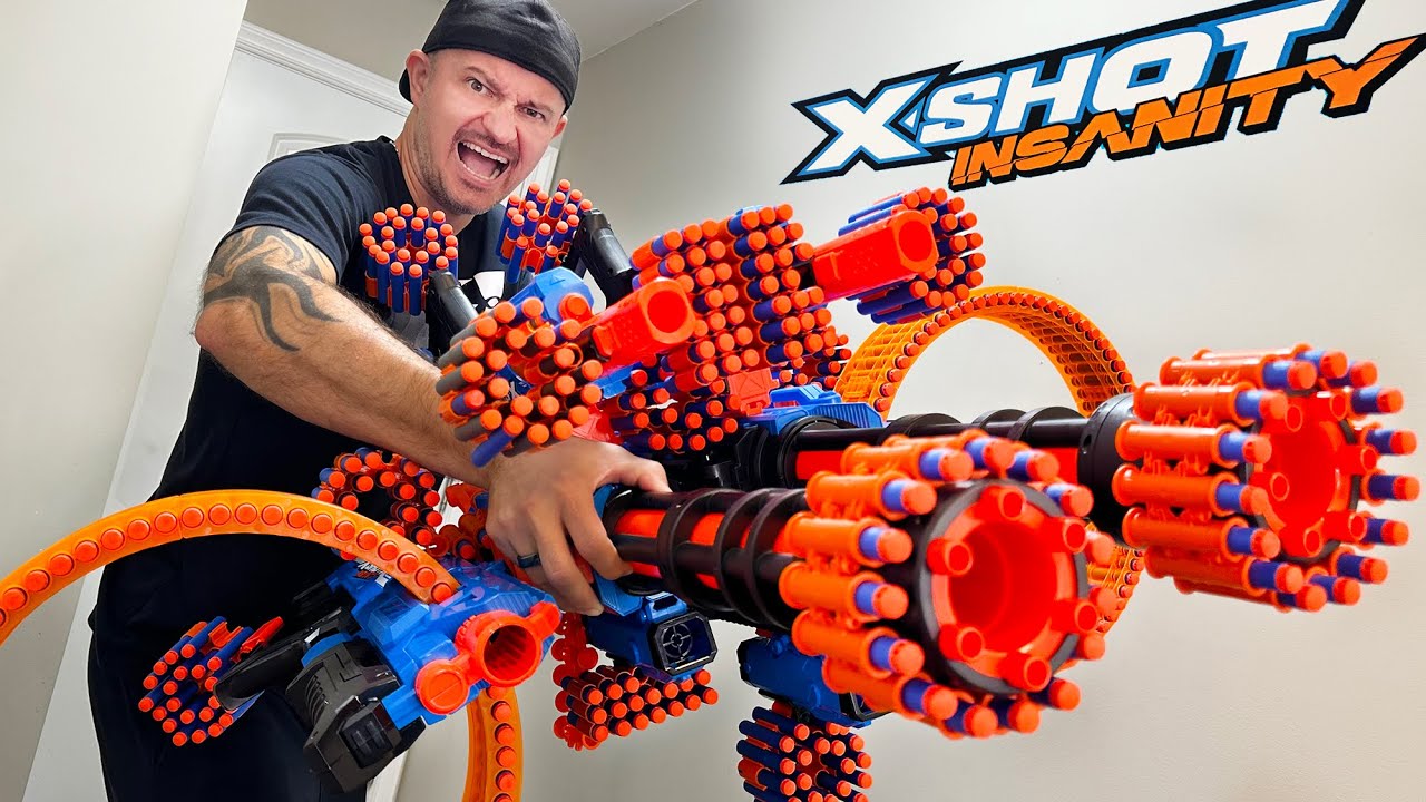 XSHOT INSANITY Абсолютный бластер!