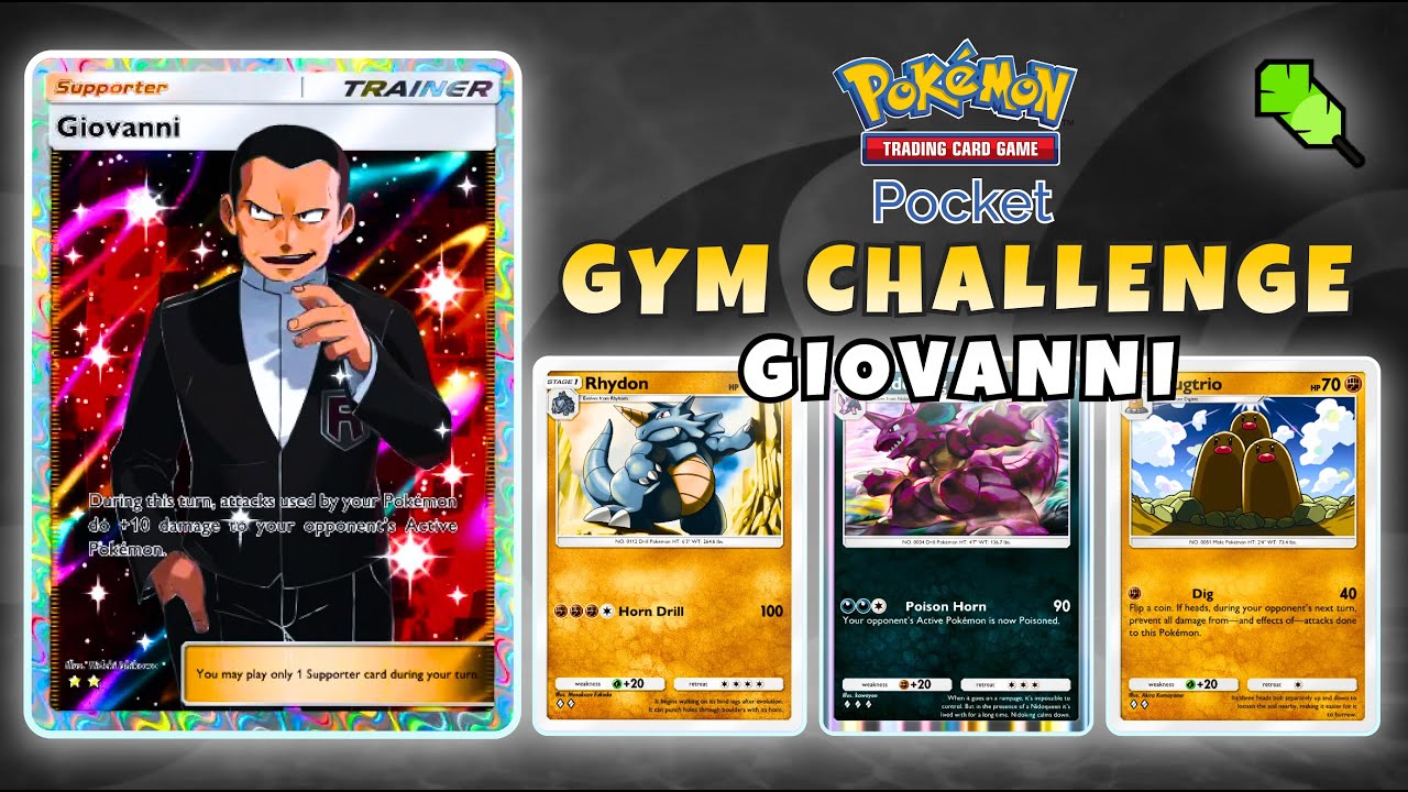 Gym Leader Challenge: Giovanni 🐍 | Pokémon Pocket Gameplay