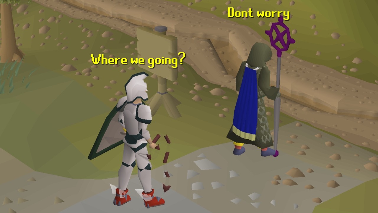 Will Players Lure a Noob for 3rd Age? (they lure = they die)