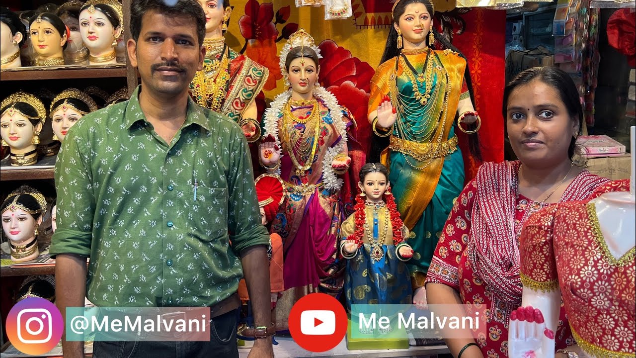 गौरी गणपतीची खरेदी । Best shop in thane for Gauri-Ganpati idols | 2022