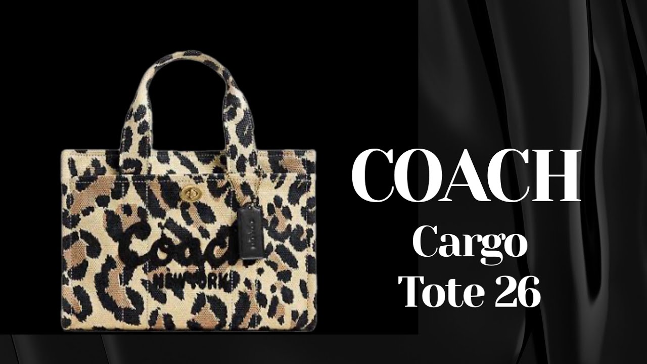 Предновогодняя распродажа: сумка COACH Cargo Tote 26 + *Сравнение размеров*