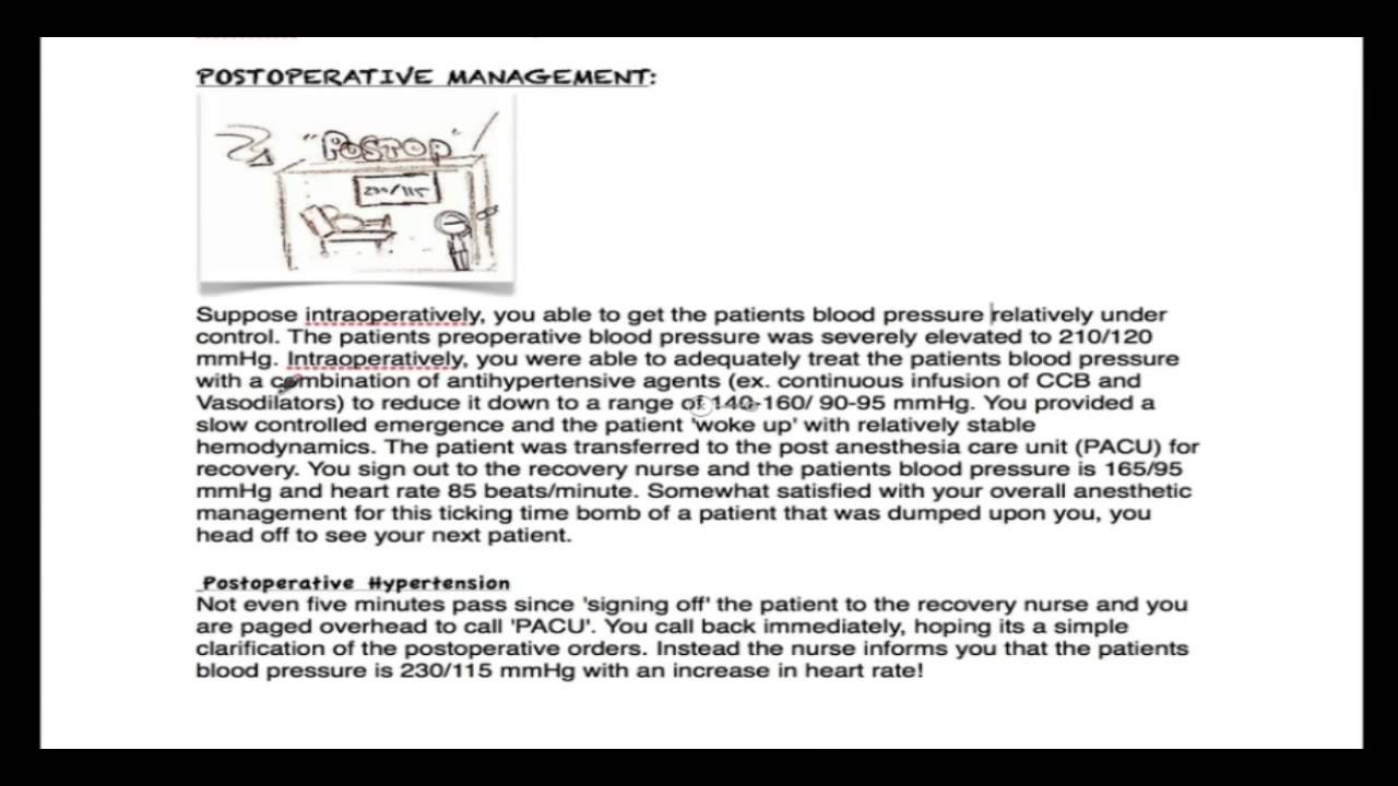 MDandBeyond: Hypertension: Postoperative Management