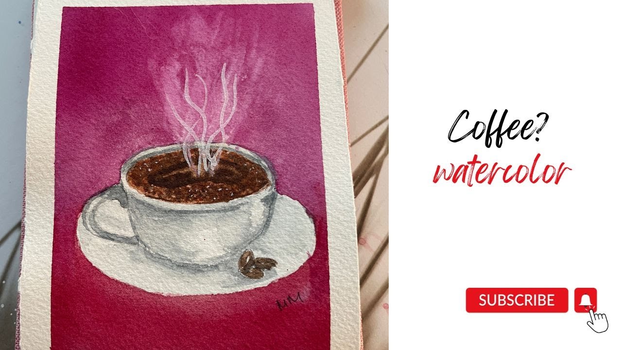 I tried to paint a cup of coffee