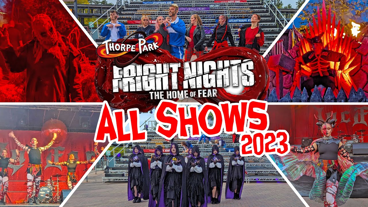 Every Show at FRIGHT NIGHTS 2023 at Thorpe Park (Nov 2023) [4K]