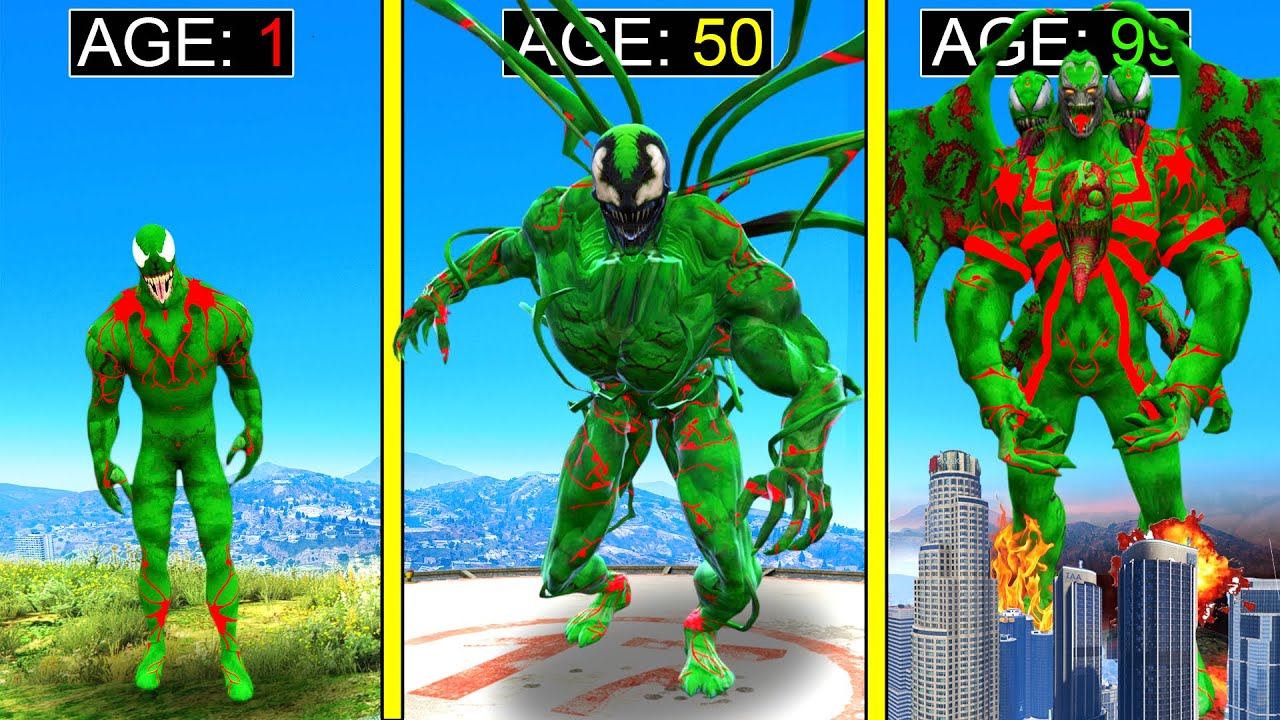 Surviving 99 YEARS As BIO SYMBIOTE in GTA 5!