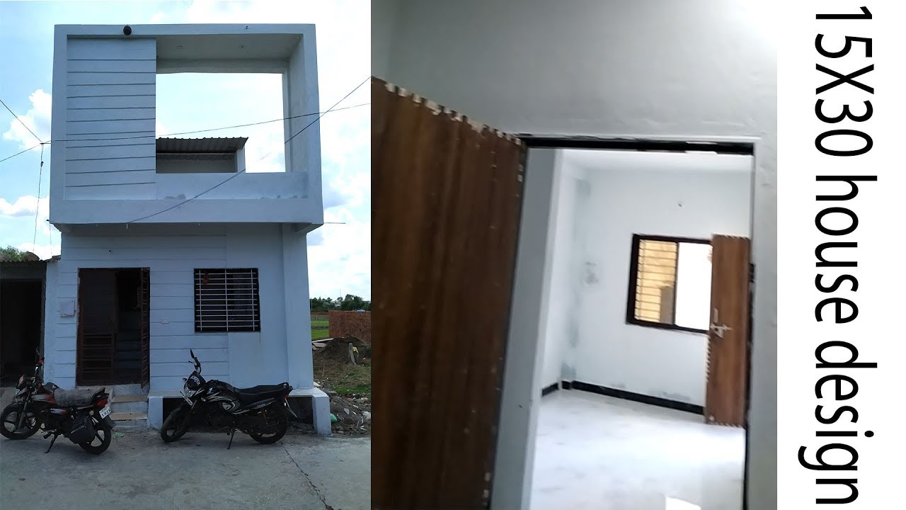 15X30 House interior real walkthrough 1bhk house small house design