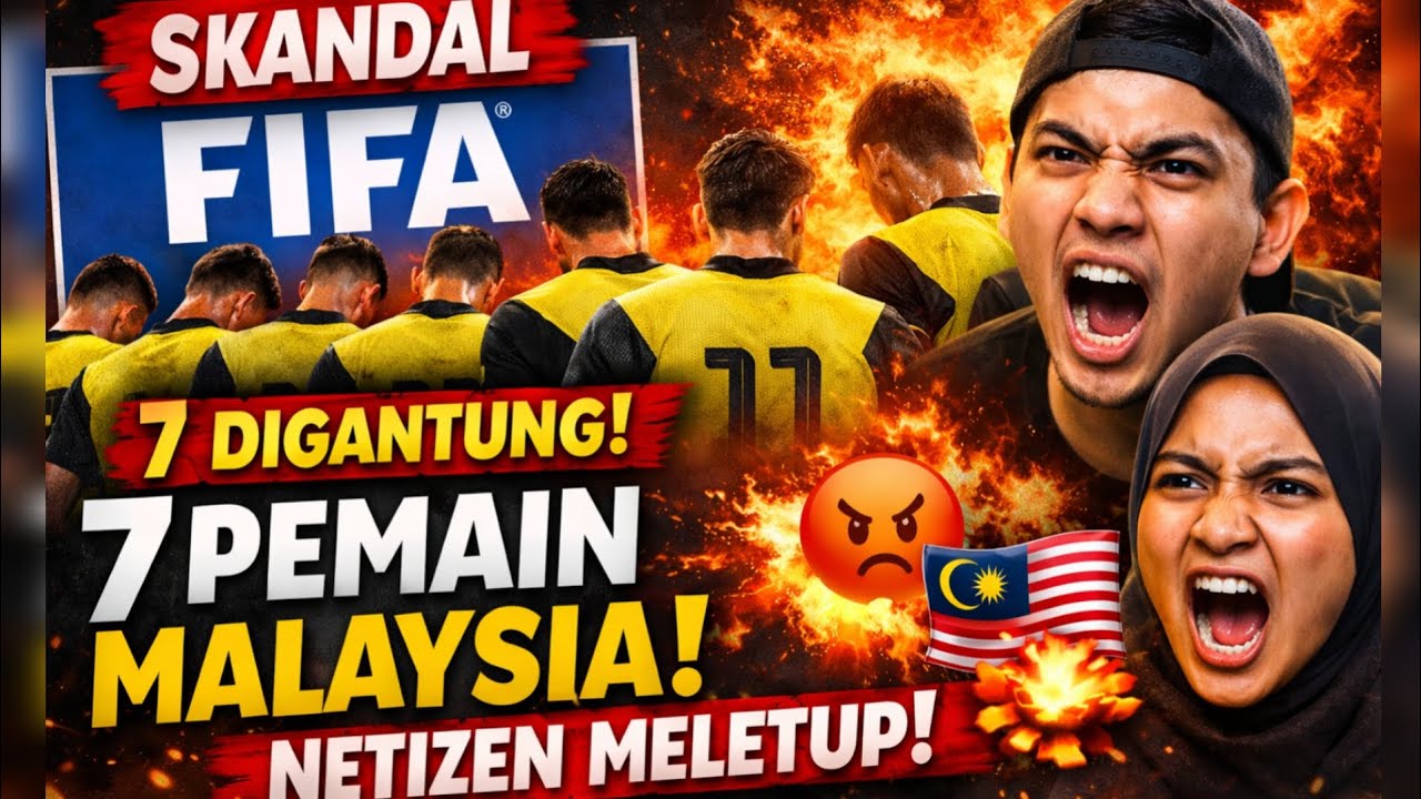 “Skandal FIFA: 7 Pemain Malaysia Digantung — Netizen Meletup!” 💥🇲🇾