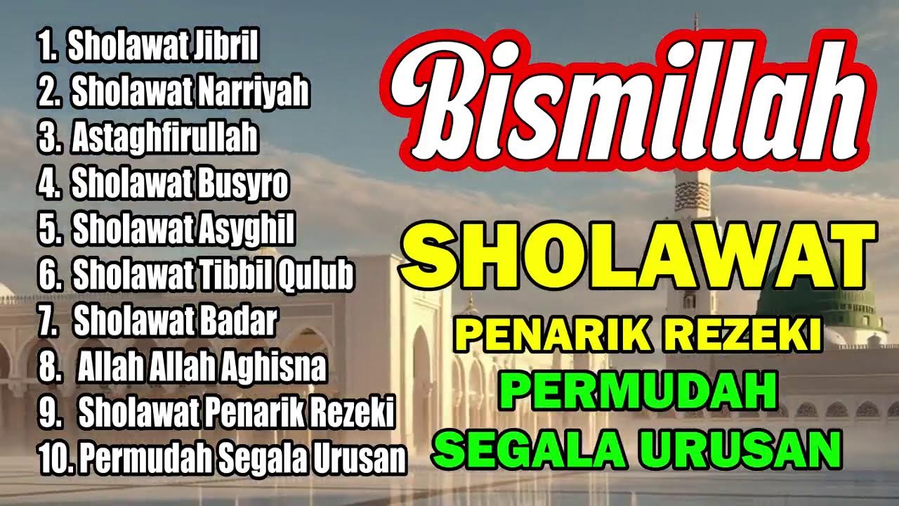🔴 LIVE SHOLAWAT JIBRIL PEMBUKA SEMUA URUSAN & PELUNAS HUTANG 2026