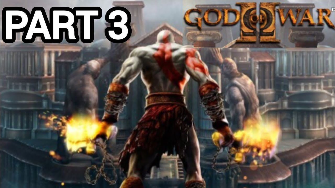 God of War II Gameplay Walkthrough 3 - The Steeds and The Temple of Lahkesis (no commentary)