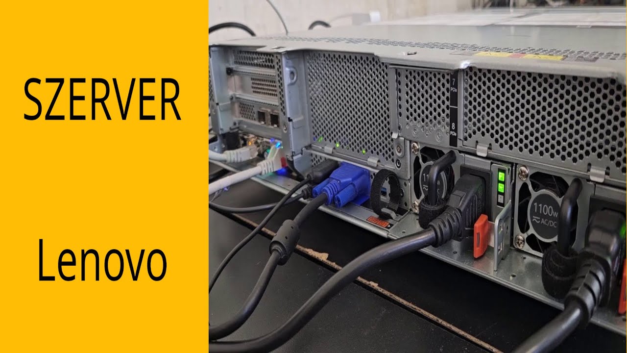 Lenovo szervert tekergettünk, avagy Tibinél jártam. 2025-03-22