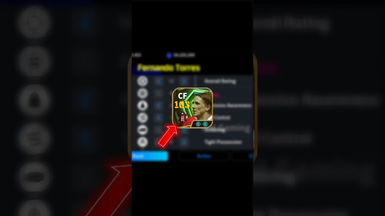 How to train Fernando Torres in eFootball 2026 #efootball2026 #efootball2025 #pes2026