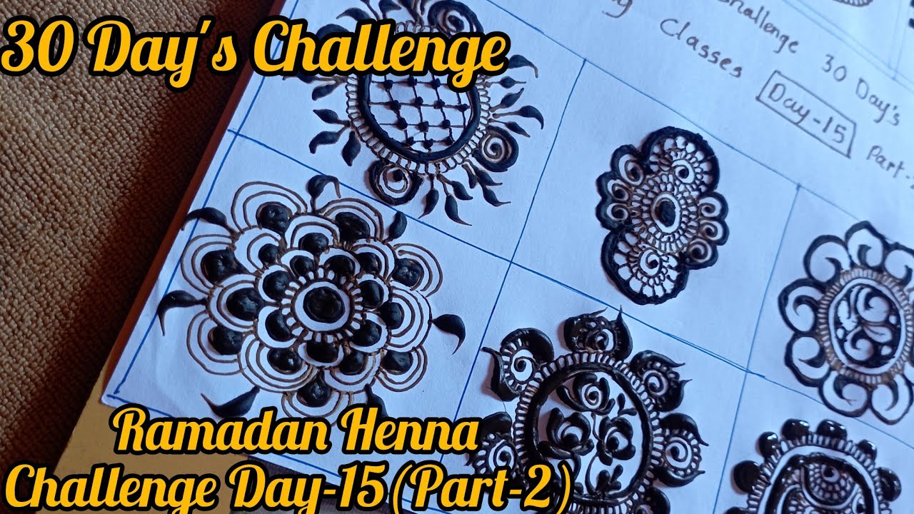 Ramadan 🌙henna challenge Day-15(Part-2) || How to learn mandala pattern|| Mehandi By Asiya