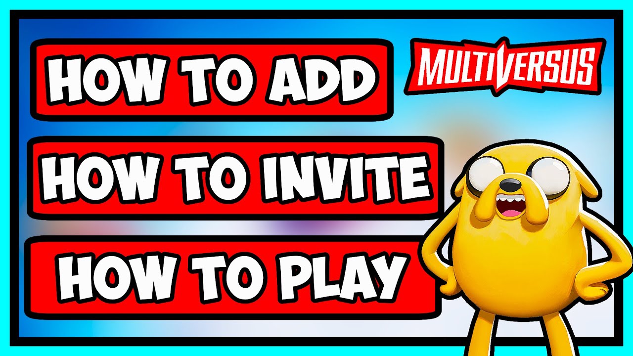 HOW TO ADD & INVITE & PLAY WITH FRIENDS IN MULTIVERSUS! STEP BY STEP GUIDE