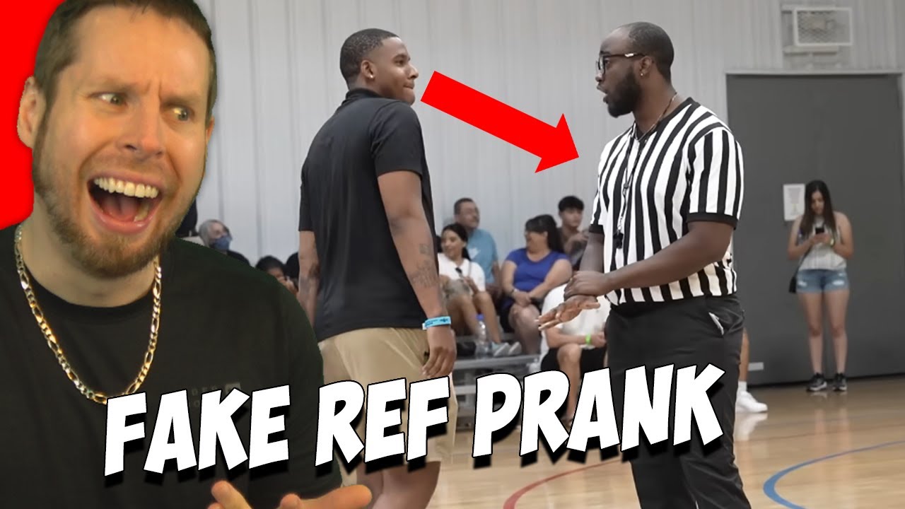 THEY FELL FOR THAT? JiDion Fake Basketball Ref Prank