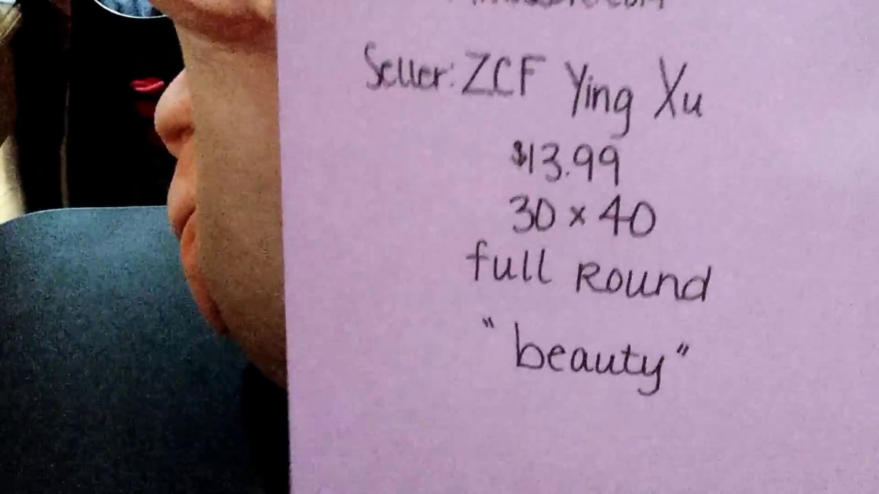 Diamond Painting - UNBOXING - ZCF Ying Xu on Amazon