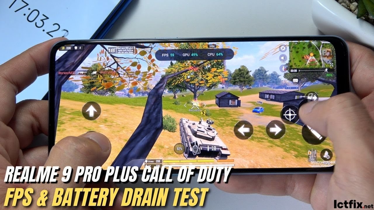 Realme 9 Pro Plus Call of Duty Gaming test CODM | MediaTek Dimensity 920, 90Hz Display