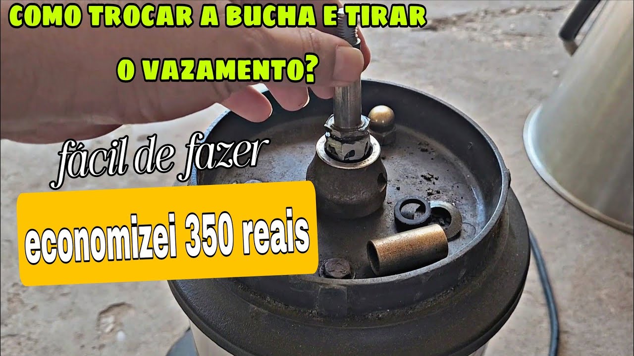 Passo a passo como concertar copo de liquidificador industrial de aço inox ? Como tirar o vazamento?