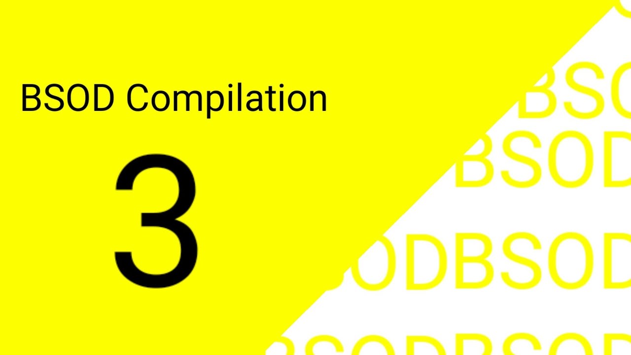 BSOD Compilation part 3. Shopee pi pi pi has BSOD