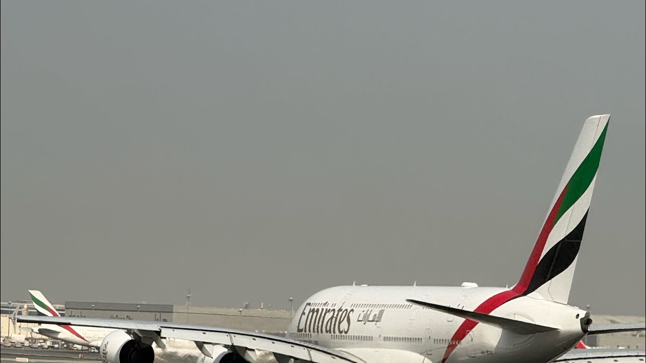 Flawless Emirates 777 Takeoff from DXB
