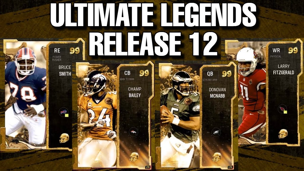ULTIMATE LEGENDS 99 OVR FITZGERALD, BRUCE SMITH, LTD MCNABB & CHAMP BAILEY | MADDEN 23 ULTIMATE