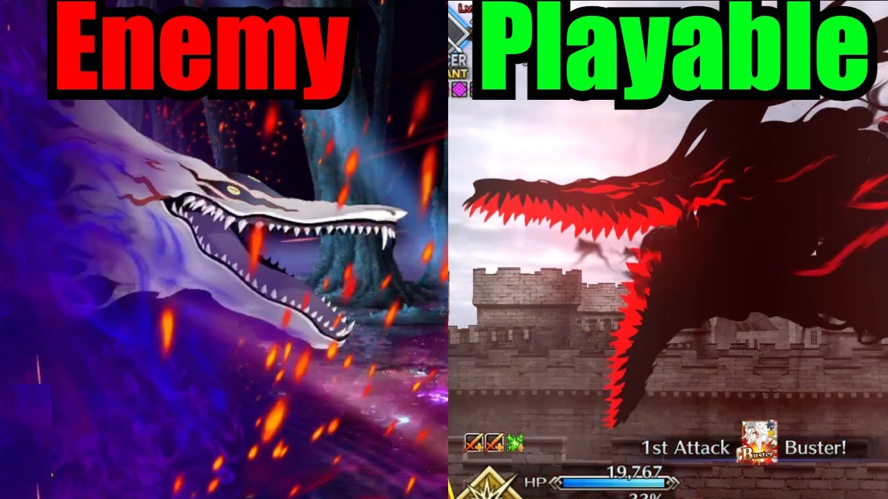 [FGO] BEAST IV:L animation comparison