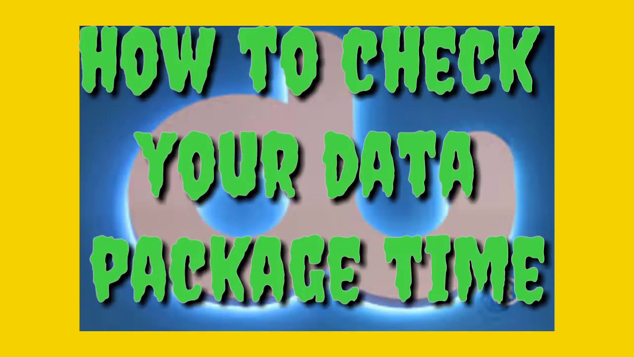 How to check DU Data package expiry