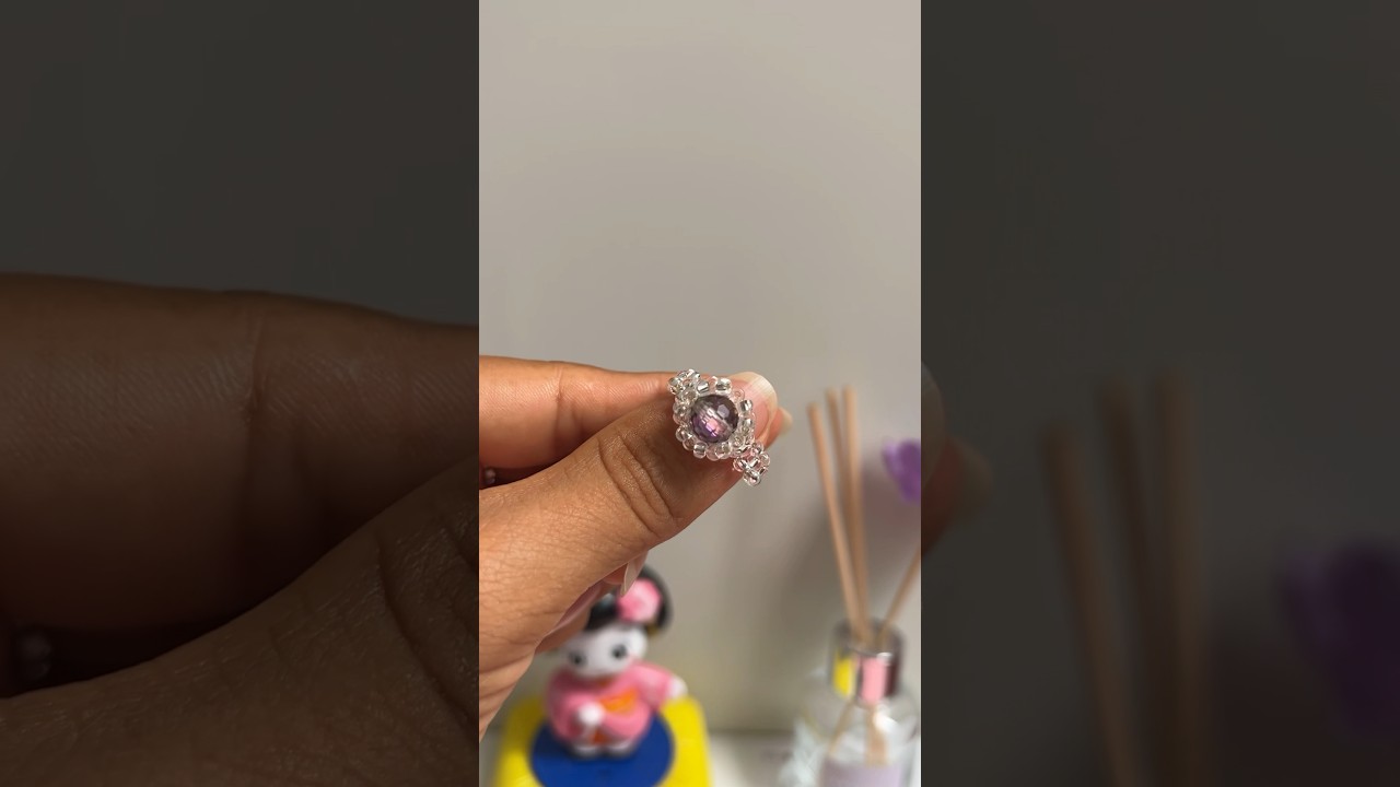 Anillo con Mostacillas 💍 #diy #parati #bisuteria #handmade #anillos #fouryou #moda #arte