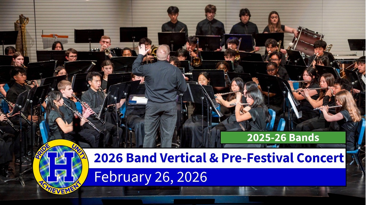 Hazen, McKnight, and Risdon Band Vertical & Pre-Festival Concert 2026 | Hazen Highlander Band